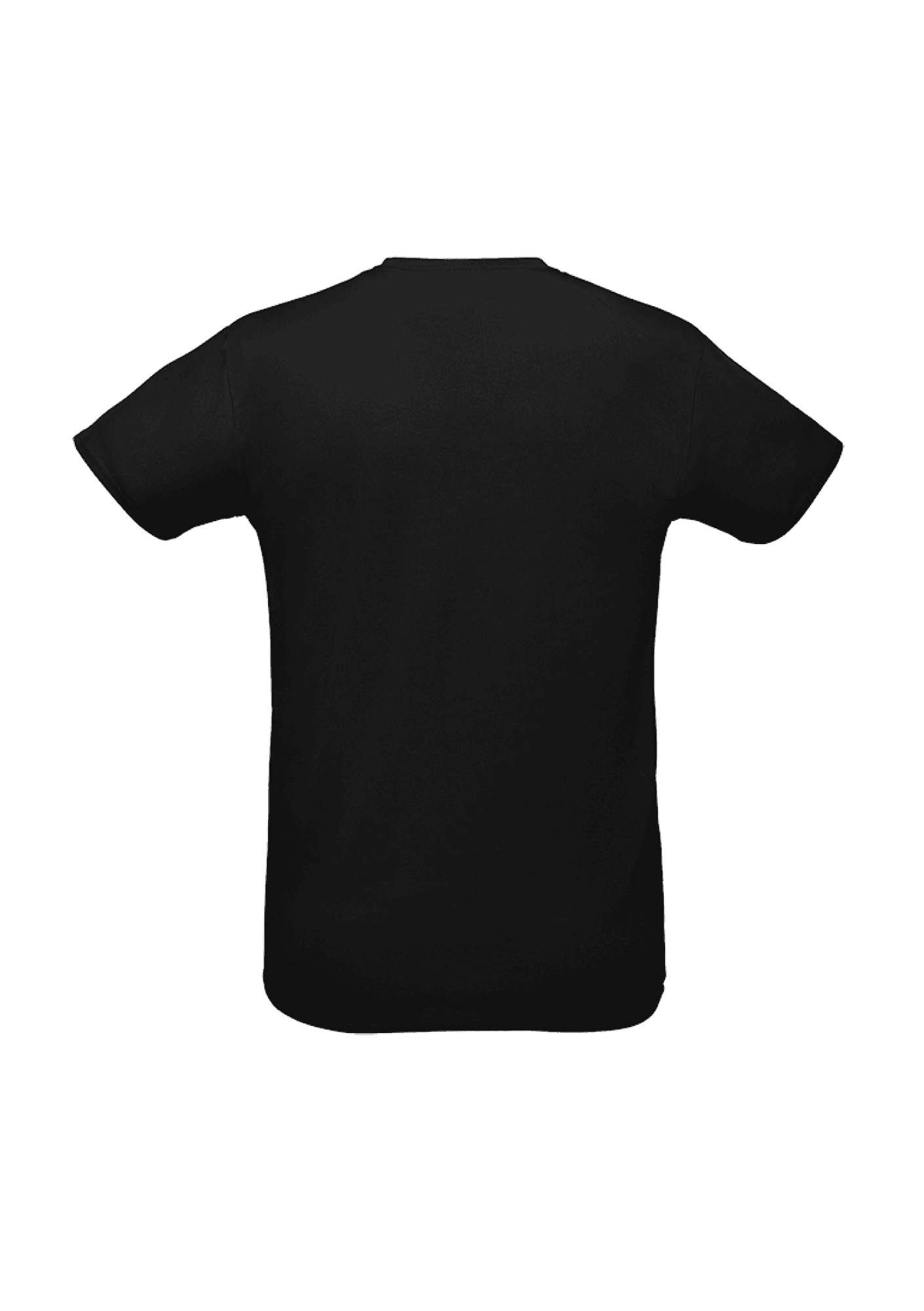 Camiseta negra unisexo 130g 009 Carolinas Gym - CG09_-SPRINTNOIRDOS